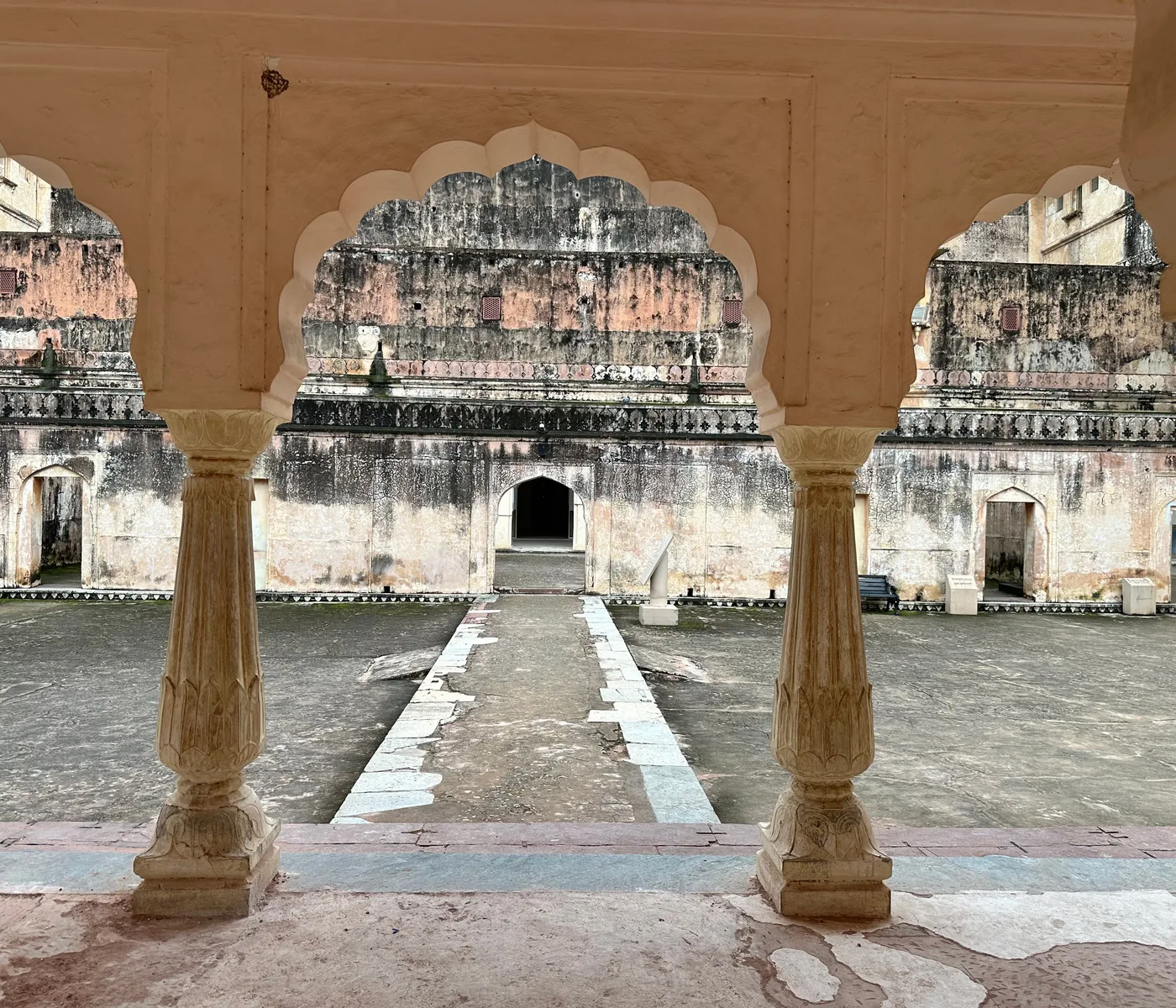 Amber Fort and its courtyards in Jaipur, Rajasthan