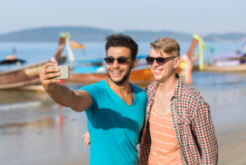 Colorful illustration for the gay-friendly destinations in India guide